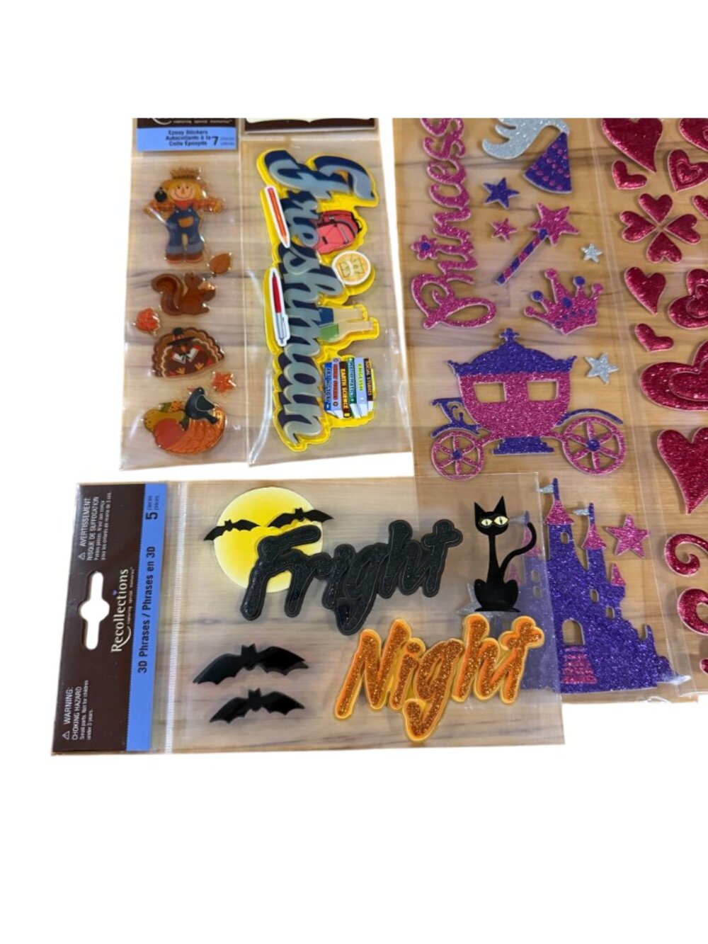 Recollections 3D Stickers Graduation Wedding Halloween Princess School Scrapbook - Picture 2 of 9